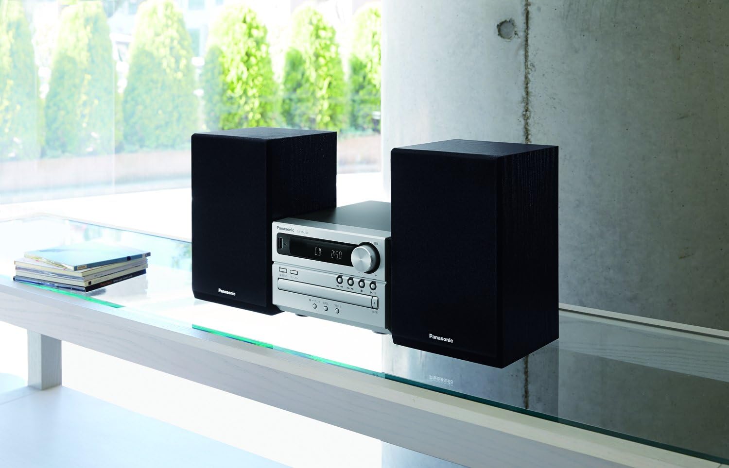 Panasonic 20W CD Wireless Micro System - Silver | SCPM250